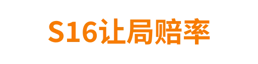 S16让局赔率